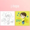 BTS TINYTAN CHARACTER DIY PAINTING SET 16 BTS TINYTAN CHARACTER DIY PAINTING SET