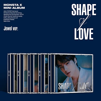 MONSTA X 11TH MINI ALBUM: SHAPE OF LOVE | JEWEL CASE VER 5 ALBUM SET