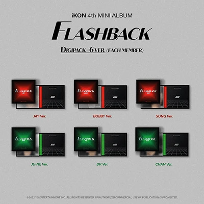 IKON 4TH MINI ALBUM FLASHBACK  DIGIPACK VER | 6 DIGIPACK SET
