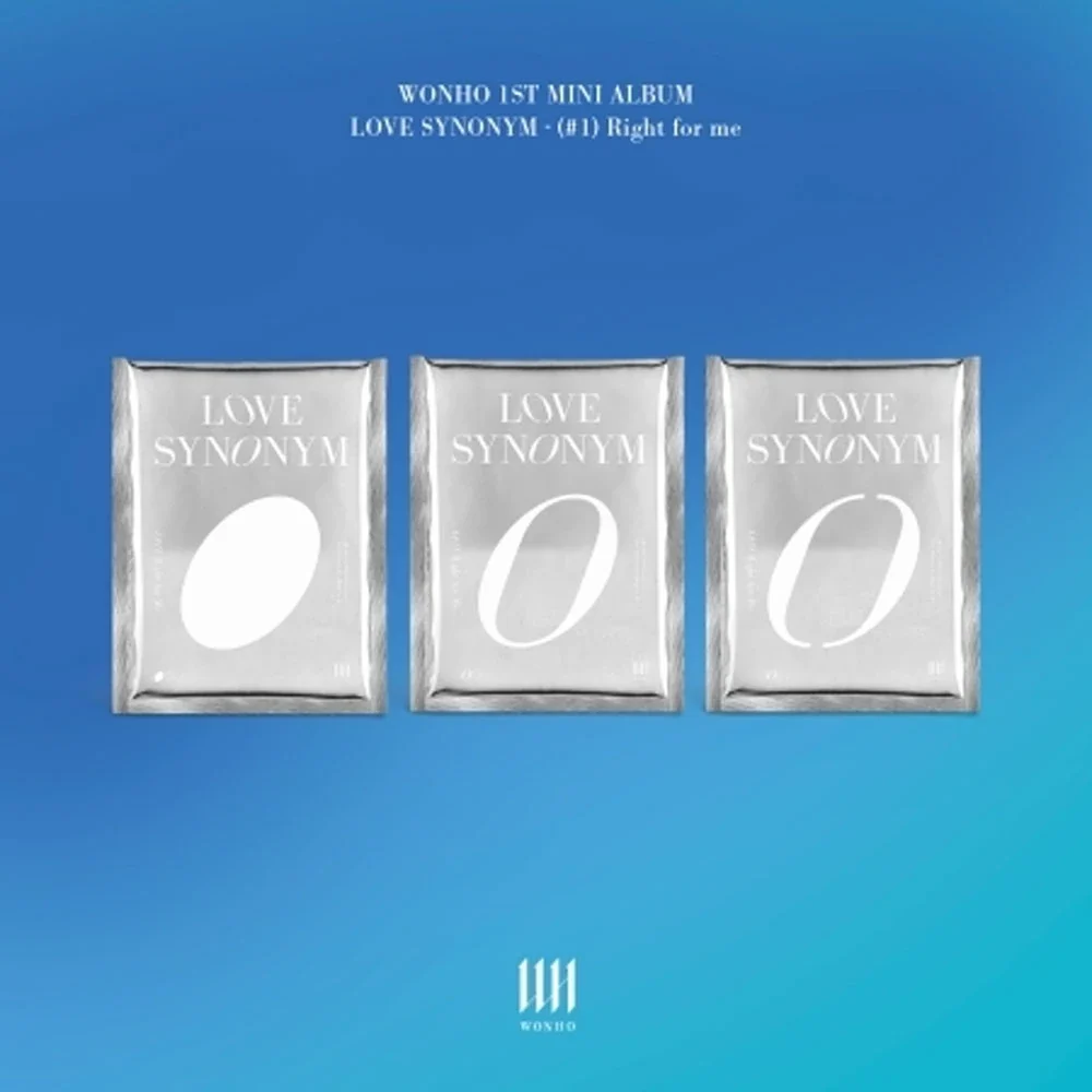 WONHO LOVE SYNONYM 1 RIGHT FOR ME 1ST MINI ALBUM | 3 ALBUMS SET 3 WONHO LOVE SYNONYM 1 RIGHT FOR ME 1ST MINI ALBUM | 3 ALBUMS SET