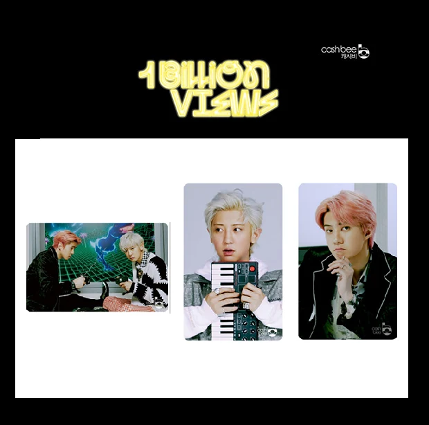 EXO SC 1 BILLION VIEWS CASHBEE CARD 2 EXO SC 1 BILLION VIEWS CASHBEE CARD