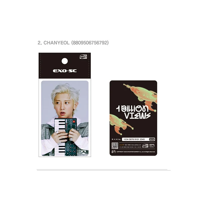 EXO SC 1 BILLION VIEWS CASHBEE CARD 4 EXO SC 1 BILLION VIEWS CASHBEE CARD