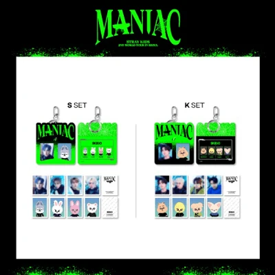 STRAY KIDS 2ND WORLD TOUR MANIAC IN SEOUL ID PHOTO DUAL FRAME KEYRING 2 STRAY KIDS 2ND WORLD TOUR MANIAC IN SEOUL ID PHOTO DUAL FRAME KEYRING