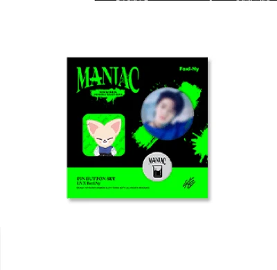 STRAY KIDS SKZOO 2ND WORLD TOUR MANIAC IN SEOUL PIN BUTTON SET 9 STRAY KIDS SKZOO 2ND WORLD TOUR MANIAC IN SEOUL PIN BUTTON SET