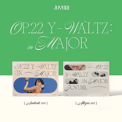 JO YURI 1ST MINI ALBUM  OP.22 Y-WALTZ : IN MAJOR | 2 ALBUMS SET