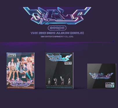 AESPA 2ND MINI ALBUM GIRLS REAL WORLD VER. AND KWANGYA VER. AND 5 DIGIPACK VER. |  7 ALBUMS SET