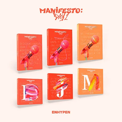 ENHYPEN MANIFESTO DAY 1 ALBUM AND ENGENE VER | 6 ALBUMS SET 7 ENHYPEN MANIFESTO DAY 1 ALBUM AND ENGENE VER | 6 ALBUMS SET