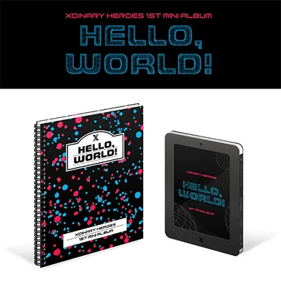 XDINARY HEROES 1ST MINI ALBUM HELLO, WORLD!  | 2 ALBUMS SET