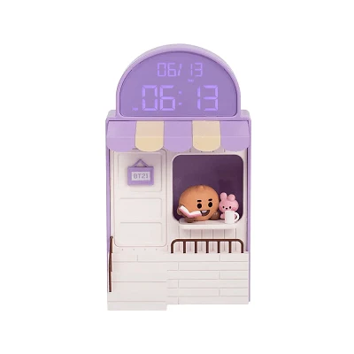 BT21 LED DIGITAL CAFE CLOCK MY LITTLE BUDDY 3 BT21 LED DIGITAL CAFE CLOCK MY LITTLE BUDDY