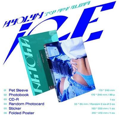 HYOLYN 3RD MINI ALBUM ICE 3 HYOLYN 3RD MINI ALBUM ICE