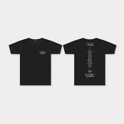 GIDLE 2022 CONCERT JUST ME OFFICAL TSHIRT 1 GIDLE 2022 CONCERT JUST ME OFFICAL TSHIRT