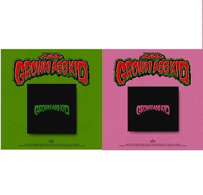 ZICO 4TH MINI ALBUM GROWN ASS KID ALBUM AND JEWEL CASE VER |  2 ALBUMS SET