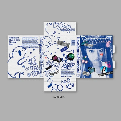 NEWJEANS 1ST EP ALBUM NEW JEANS BLUEBOOK VER. 4 NEWJEANS 1ST EP ALBUM NEW JEANS BLUEBOOK VER.