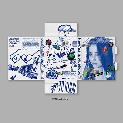 NEWJEANS 1ST EP ALBUM NEW JEANS BLUEBOOK VER. 5 NEWJEANS 1ST EP ALBUM NEW JEANS BLUEBOOK VER.