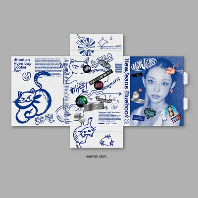 NEWJEANS 1ST EP ALBUM NEW JEANS BLUEBOOK VER. 6 NEWJEANS 1ST EP ALBUM NEW JEANS BLUEBOOK VER.