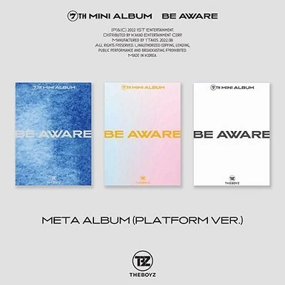 THE BOYZ 7TH MINI ALBUM  BE AWARE META ALBUM -  PLATFORM VER | 3 ALBUMS SET
