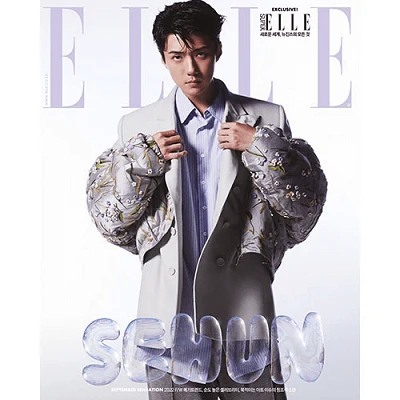 EXO SEHUN ELLE 2022-09 MAGAZINE VERSION C