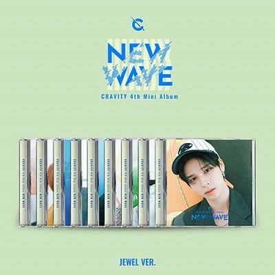 CRAVITY 4TH MINI ALBUM NEW WAVE JEWEL CASE VER. | 9 ALBUMS SET 3 CRAVITY 4TH MINI ALBUM NEW WAVE JEWEL CASE VER. | 9 ALBUMS SET