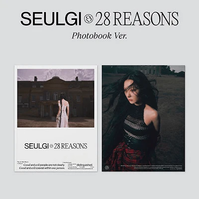 RED VELVET SEULGI 1ST MINI ALBUM  28 REASONS  PHOTOBOOK VER