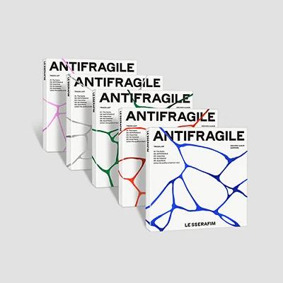 LE SSERAFIM 2ND MINI ALBUM ANTIFRAGILE COMPACT VERSION | 5 ALBUMS SET 1 LE SSERAFIM 2ND MINI ALBUM ANTIFRAGILE COMPACT VERSION | 5 ALBUMS SET