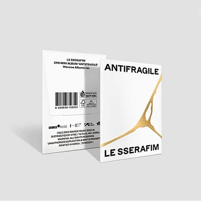 LE SSERAFIM 2ND MINI ALBUM  ANTIFRAGILE  WEVERSE ALBUM VER