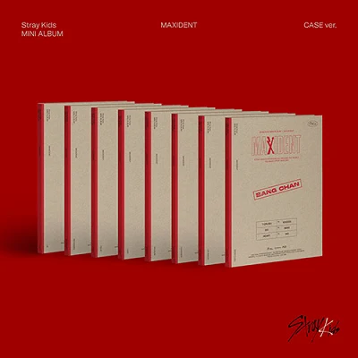 STRAY KIDS MINI ALBUM MAXIDENT  CASE VER |  8 ALBUMS SET