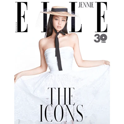 BLACKPINK JENNIE ELLE 2022.11  MAGAZINE  VERSION C