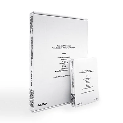 BTS (Rap Monster) RM SOLO ALBUM INDIGO - BOOK EDITION AND WEVERSE ALBUM VERSION | 2 ALBUMS SET