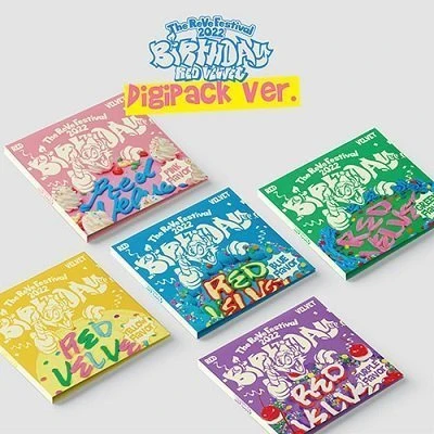 RED VELVET THE REVE FESTIVAL 2022 BIRTHDAY DIGIPACK VERSION | 5 ALBUMS SET 2 RED VELVET THE REVE FESTIVAL 2022 BIRTHDAY DIGIPACK VERSION | 5 ALBUMS SET