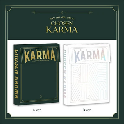 PIXY 4TH MINI ALBUM CHOSEN KARMA  |  2 ALBUMS SET