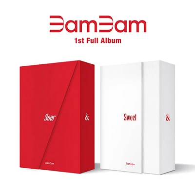 GOT7 BAMBAM 1ST ALBUM SOUR & SWEET  - 2 ALBUMS SET