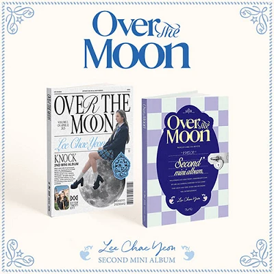LEE CHAEYEON 2ND MINI ALBUM OVER THE MOON - 2 ALBUMS SET 1 LEE CHAEYEON 2ND MINI ALBUM OVER THE MOON - 2 ALBUMS SET