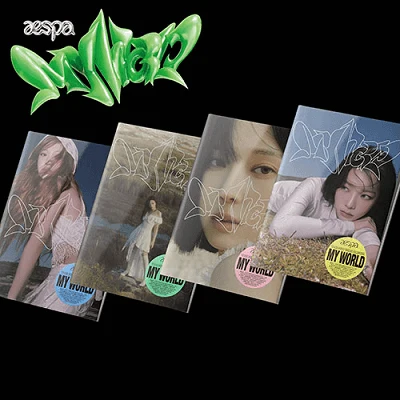 AESPA 3RD MINI ALBUM MY WORLD INTRO VER.  -  4 ALBUMS SET