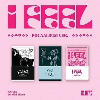 GIDLE 6TH MINI ALBUM I FEEL POCA ALBUM - 3 ALBUMS SET 1 GIDLE 6TH MINI ALBUM I FEEL POCA ALBUM - 3 ALBUMS SET