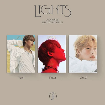 MONSTA X JOOHONEY 1ST MINI ALBUM LIGHTS  |  3 ALBUMS SET