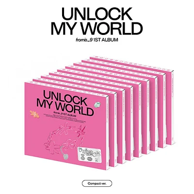 FROMIS9 1ST ALBUM UNLOCK MY WORLD COMPACT VER.  |  9 ALBUMS SET
