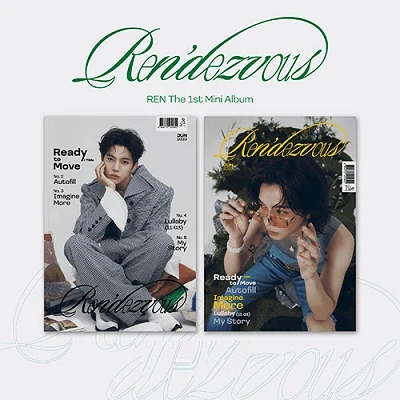 REN THE 1ST MINI ALBUM REN'DEZVOUS | 2 ALBUMS SET