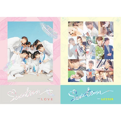 SEVENTEEN 1ST ALBUM FIRST LOVE & LETTER RE-RELEASE | 2 ALBUMS SET 2 SEVENTEEN 1ST ALBUM FIRST LOVE & LETTER RE-RELEASE | 2 ALBUMS SET