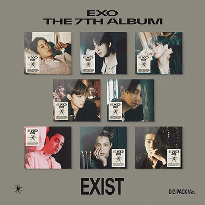 EXO 7TH STUDIO ALBUM EXIST  DIGIPACK VER  |  8 ALBUMS SET