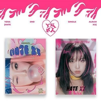YENA 2ND SINGLE ALBUM HATE XX  | 2 ALBUMS SET