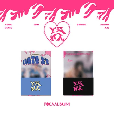 YENA 2ND SINGLE ALBUM HATE XX POCA ALBUM  | 2 ALBUMS SET
