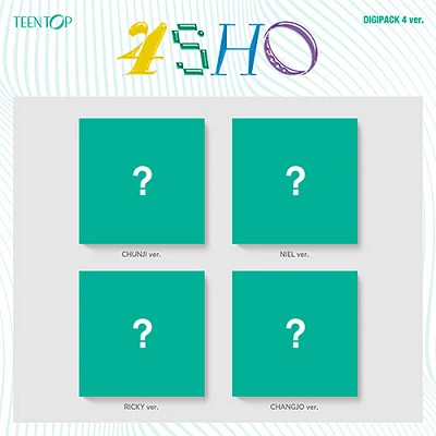TEEN TOP 7TH SINGLE ALBUM  4SHO DIGIPACK VER. | 4 ALBUMS SET