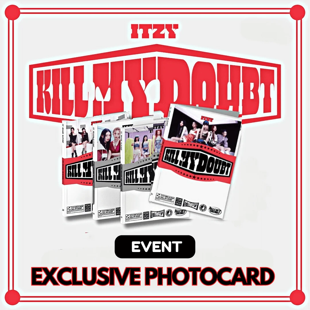 ITZY ALBUM KILL MY DOUBT STANDARD VER. - 4 ALBUMS SET | INCLUDES POB PHOTOCARD (RANDOM 1 OUT OF 5)