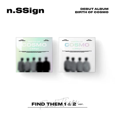 N.SSIGN DEBUT ALBUM BIRTH OF COSMO FIND THEM VER. | 2 ALBUMS SET 2 N.SSIGN DEBUT ALBUM BIRTH OF COSMO FIND THEM VER. | 2 ALBUMS SET