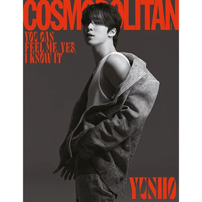 ATEEZ YUNHO COSMOPOLITAN 2023-08 MAGAZINE | INCLUDES POSTCARD (RANDOM 1 OUT OF 2)