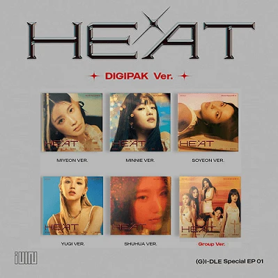 GIDLE SPECIAL ALBUM HEAT DIGIPACK VER. 2 GIDLE SPECIAL ALBUM HEAT DIGIPACK VER.