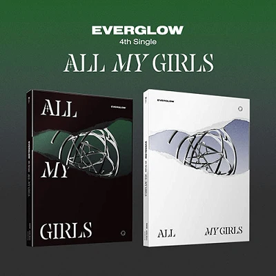 EVERGLOW 4TH SINGLE ALBUM  ALL MY GIRLS - 2 ALBUMS SET