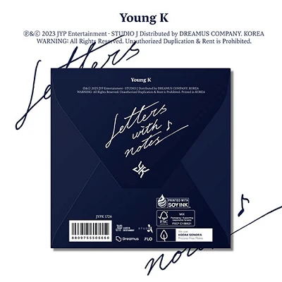 DAY6 YOUNG K  LETTERS WITH NOTES DIGIPACK VER