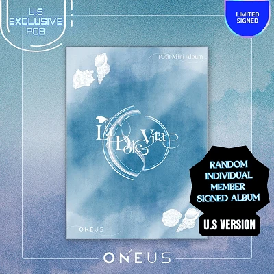 ONEUS 10TH MINI ALBUM  LA DOLCE VITA  MAIN VER. (US VER) | MEMBER SIGNED ALBUM (RANDOM) + INCLUDES EXCLUSIVE U.S PHOTOCARD (RANDOM 1 OUT OF 5)
