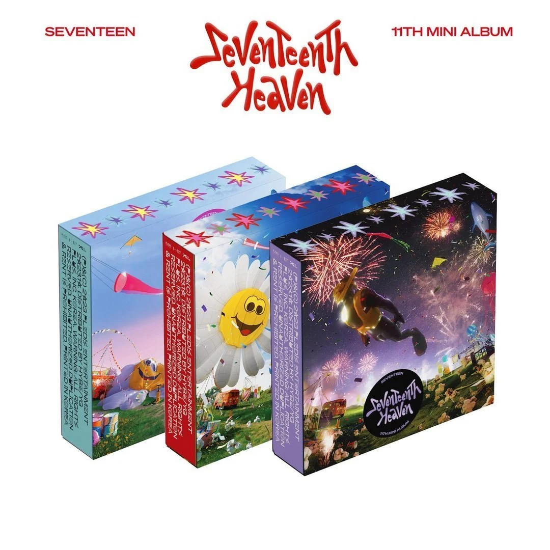 SEVENTEEN 11TH MINI ALBUM  SEVENTEENTH HEAVEN  | 3 ALBUMS SET